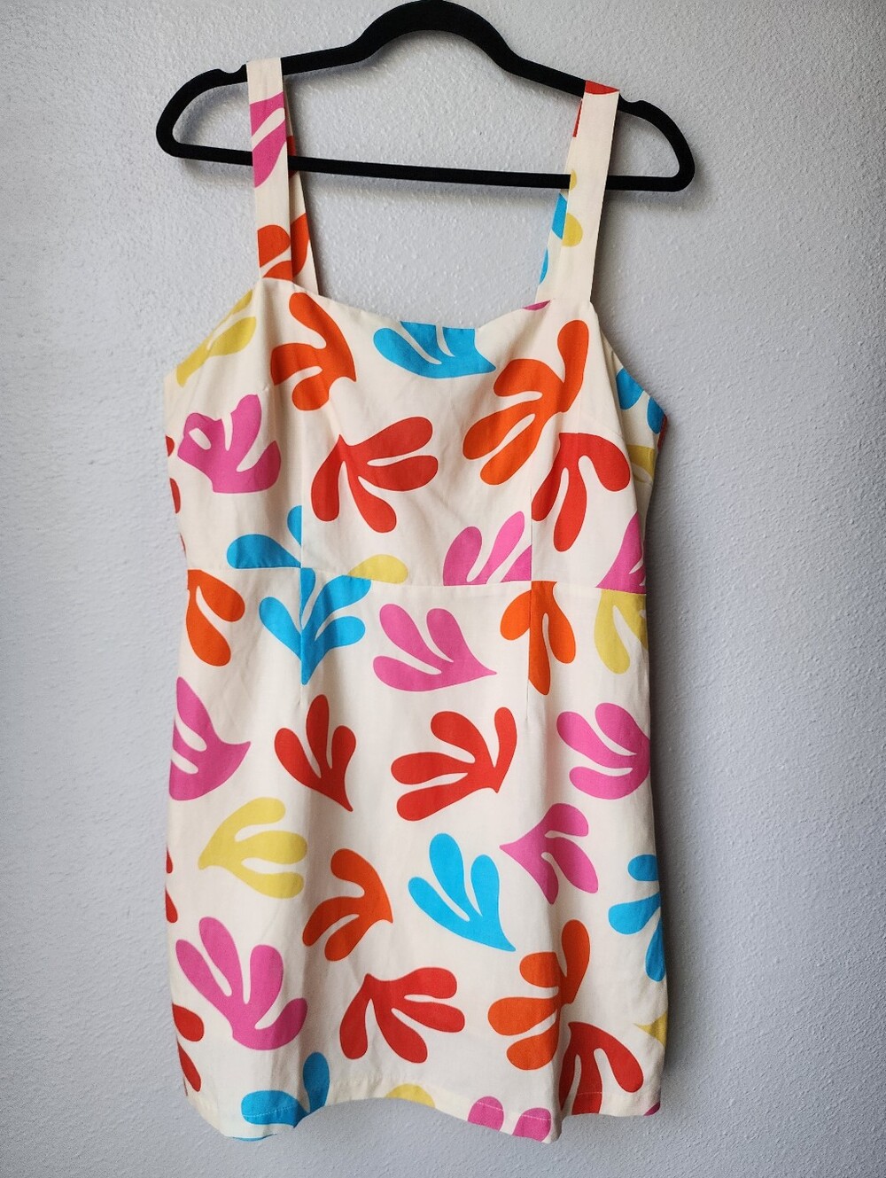 Kitri Ivy Leaf Prini Mini Dress Size 10 In Multi Leaf
